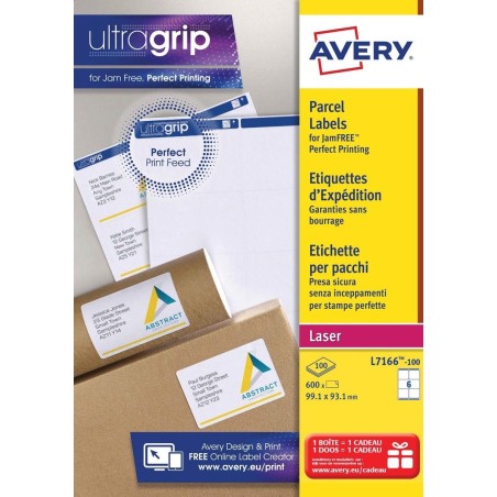 Avery Self-Adhesive Label White 600